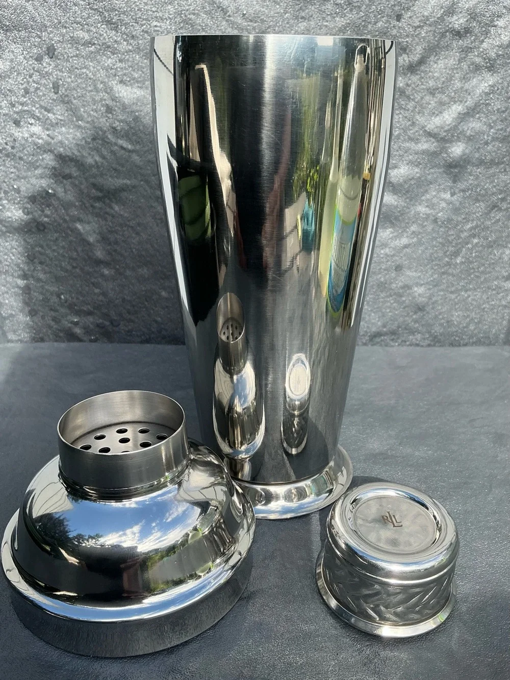 Ralph Lauren Equestrian Braid Stainless Steel Cocktail Shaker 550LR015-548